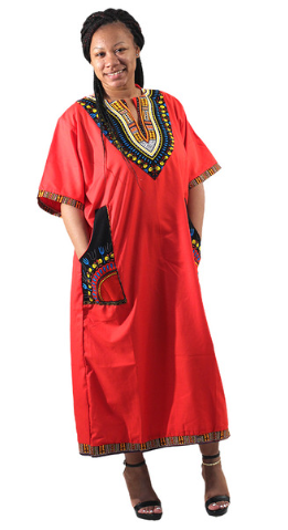 Royalty Files (Red Print Dress)