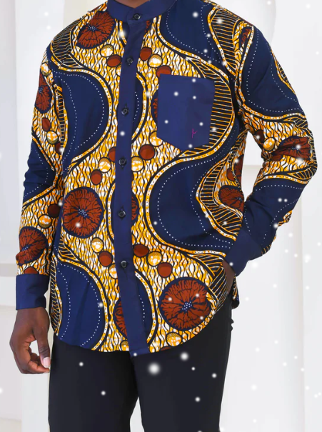 Rosey Road (African Print Shirt)