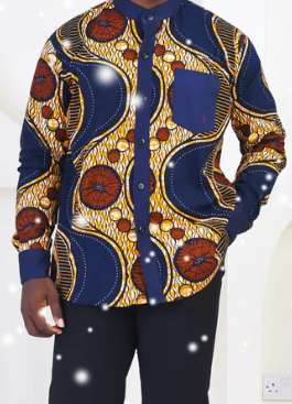 Rosey Road (African Print Shirt)