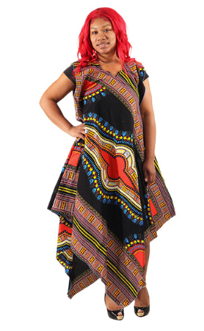 Bite of Space (Dashiki Umbrella Dress)