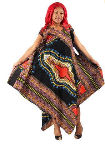 Bite of Space (Dashiki Umbrella Dress)