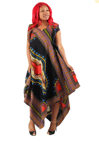 Bite of Space (Dashiki Umbrella Dress)